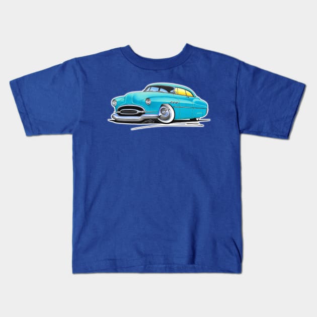 Buick SuperRiviera (1952) Turquoise Kids T-Shirt by y30man5